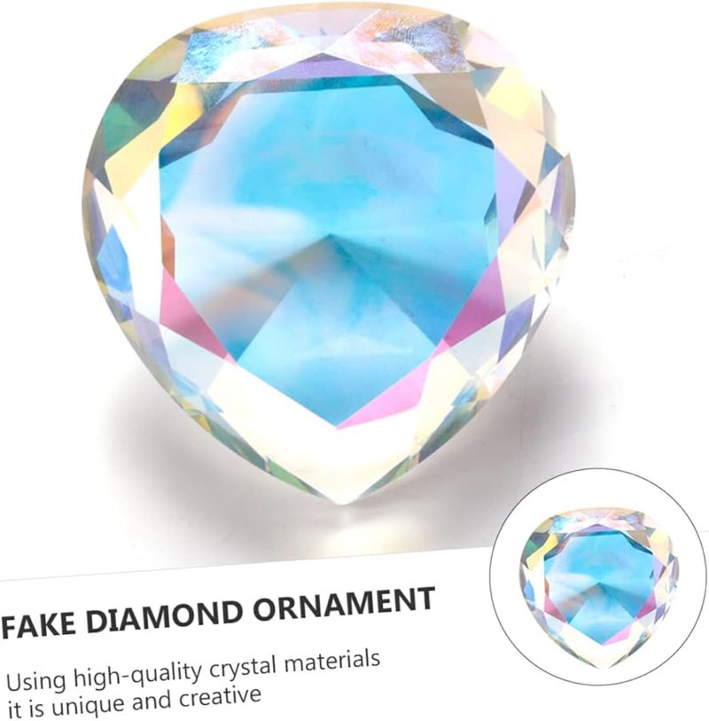 Heart Shape Artificial Diamond Nail Rhinestones Decorative Prop for Nail Salon Display - Image 5